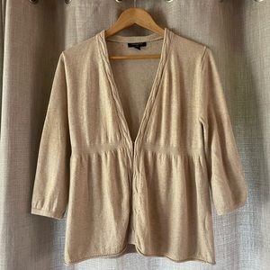 Banana Republic tan sweater petite large